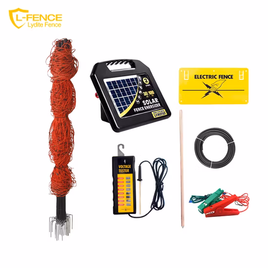 Электрическая сетка для забора высотой 90 см для лошади на ферме